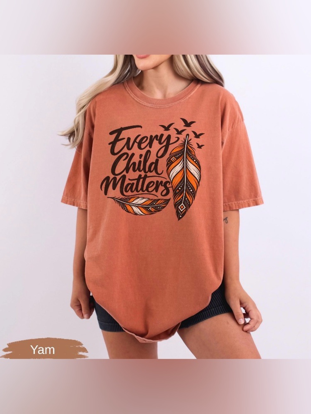 Every Child Matters T-Shirt, Orange Day Women’s Tee, Indigenous Owned Business